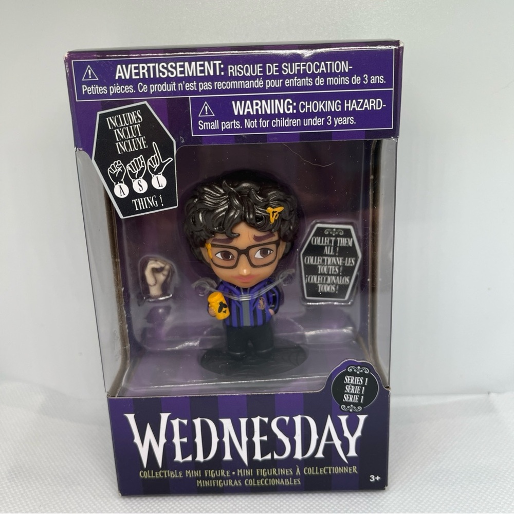 Wednesday Addams Eugene Ottinger Collectible mini figure with Thing 2.5